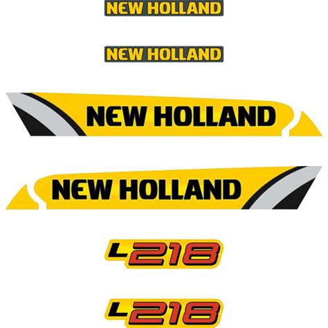 amazon new holland skid steer decals|new holland equipment decal.